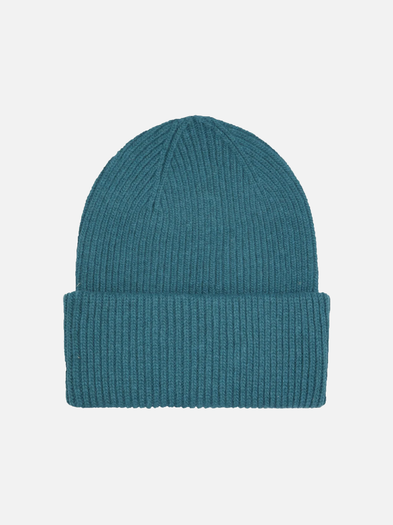 COLORFUL STANDARD Merino Wool Hat Various Colors - Ocean Green - Beanie