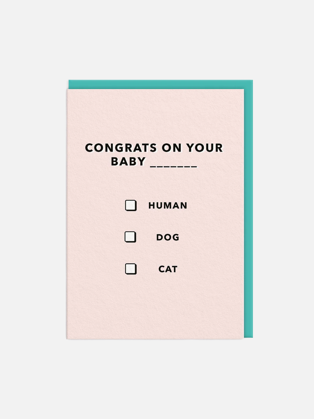 Congrats On Your Baby Insert Here Greeting - Karte