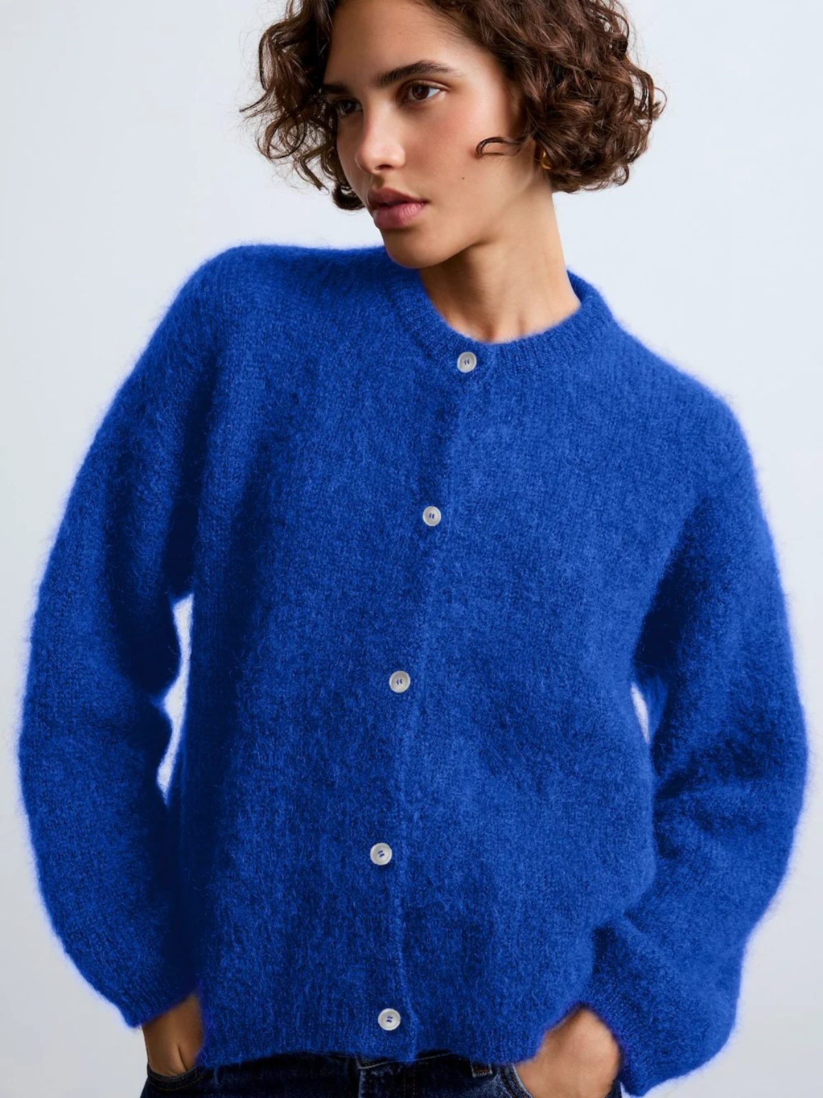 SURPRISE PARIS Olivia Mohair Cardigan - Strick