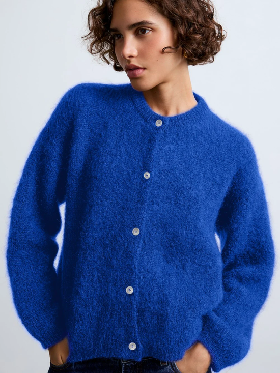 SURPRISE PARIS Olivia Mohair Cardigan - Strick