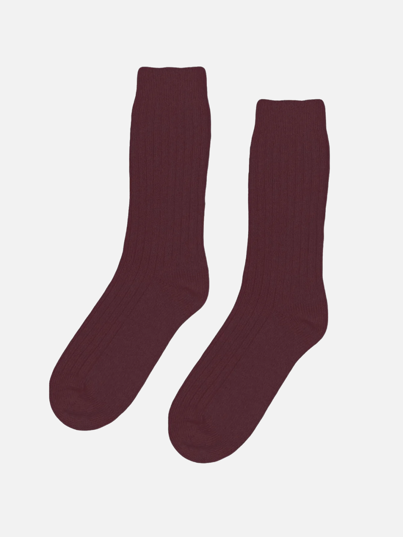 COLORFUL STANDARD Organic Socks - Oxblood Red / 36-40 - Socken