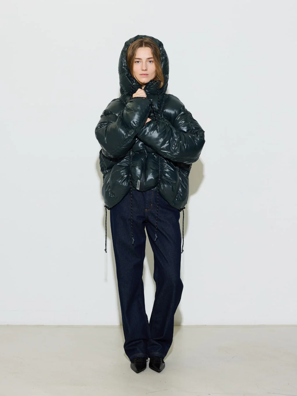 HOSBJERG Paris Puffer Jacket Dark Green