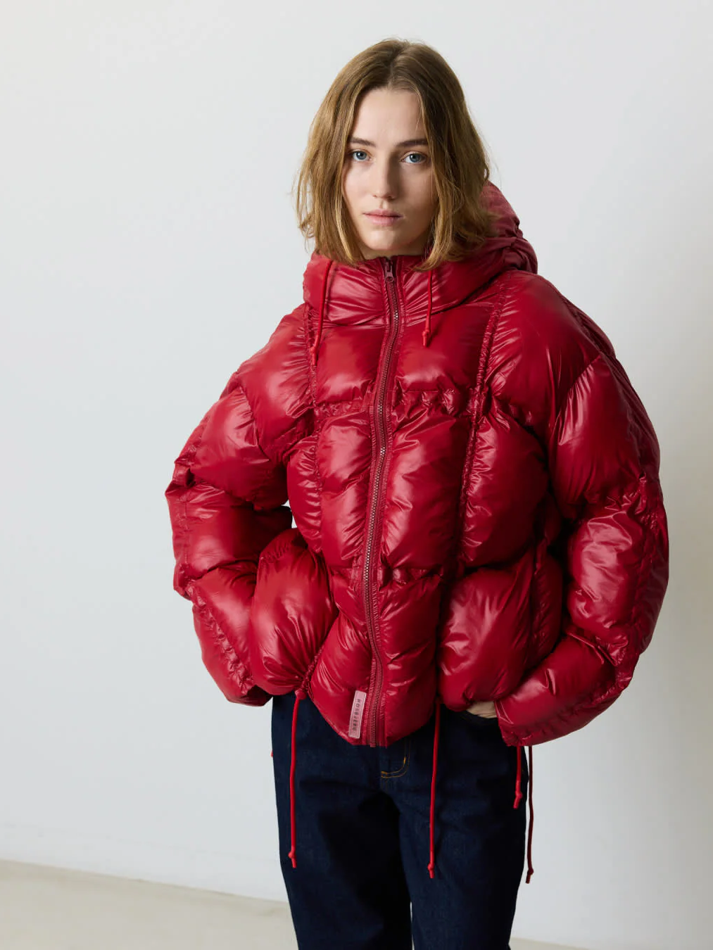 HOSBJERG Paris Puffer Jacket Red - Jacke