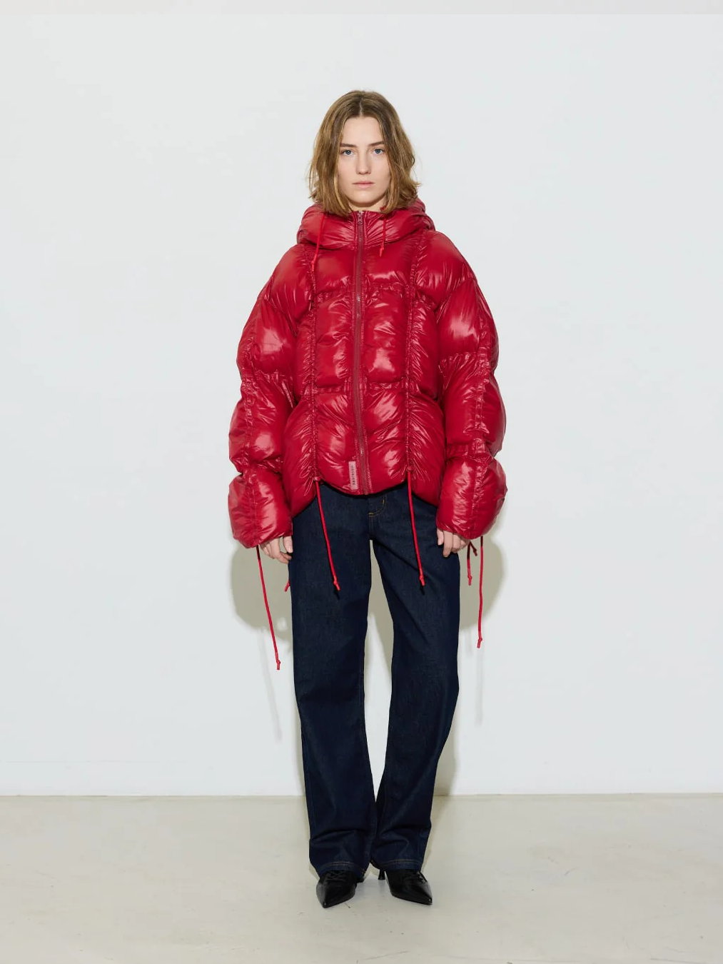 HOSBJERG Paris Puffer Jacket Red - Red / XS - Jacke