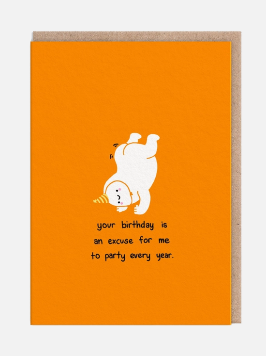 Party Every Year Greeting