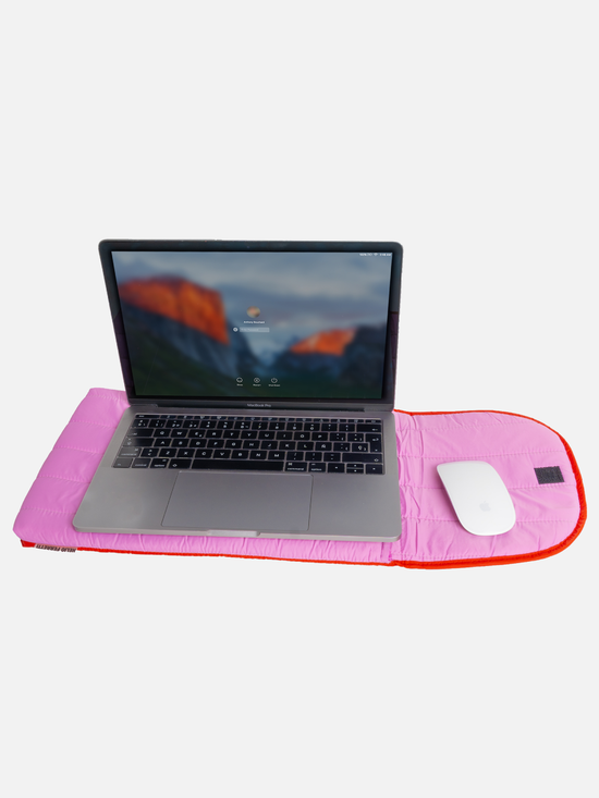 Pink Puffy Laptop Sleeve