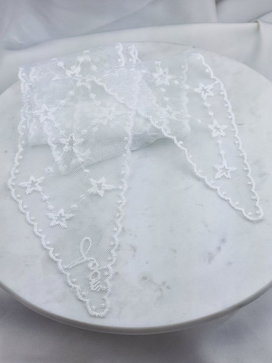 Lace Scarf - White - Schal