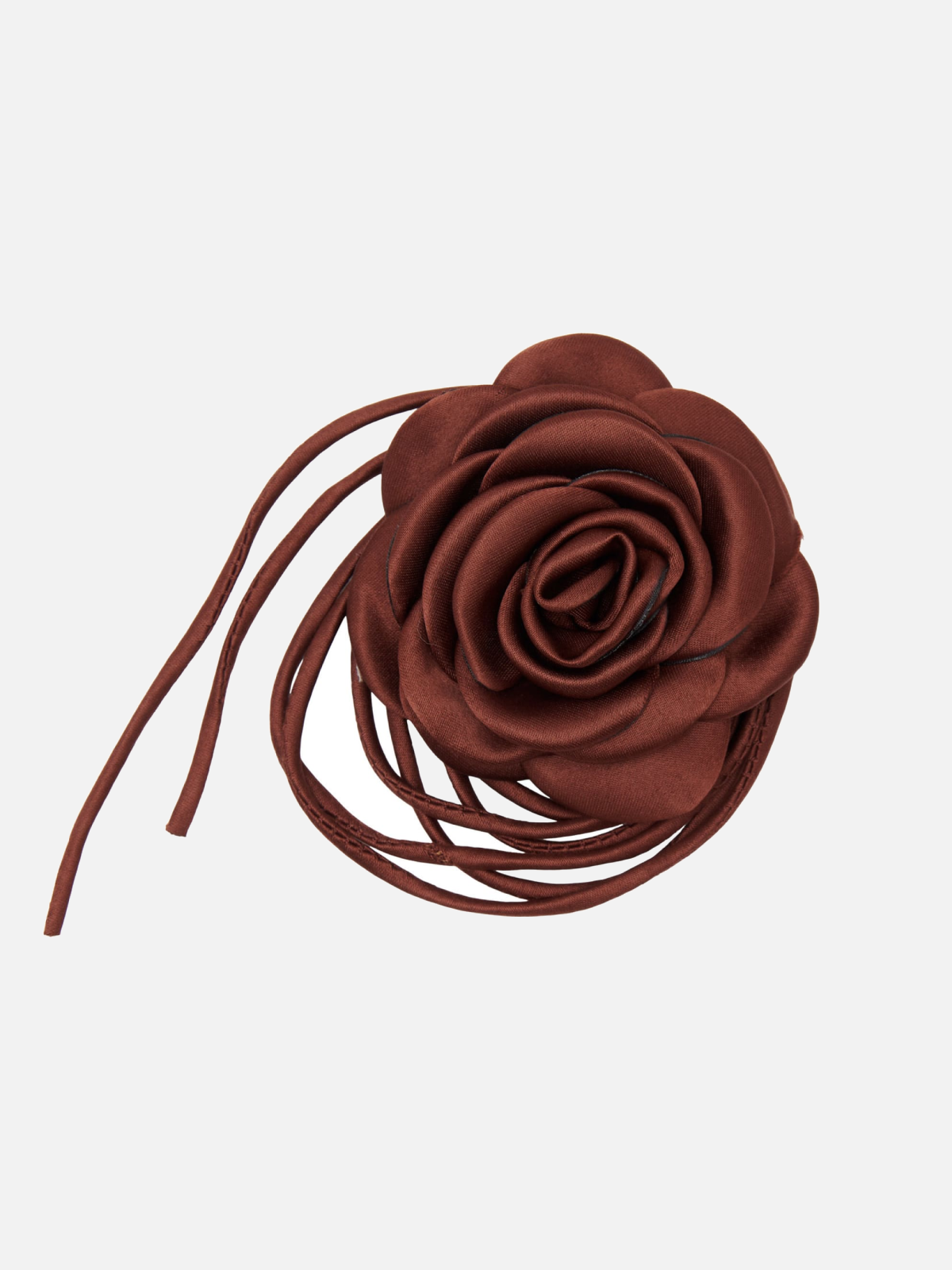 Satin Rose String - Chocolate - SPANGE