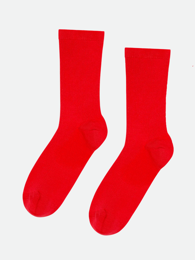 COLORFUL STANDARD Organic Socks - Scarlet Red / 36-40 - Socken