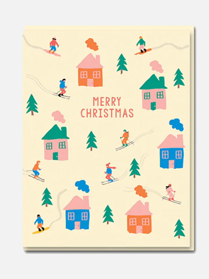 Merry Christmas Slopes card