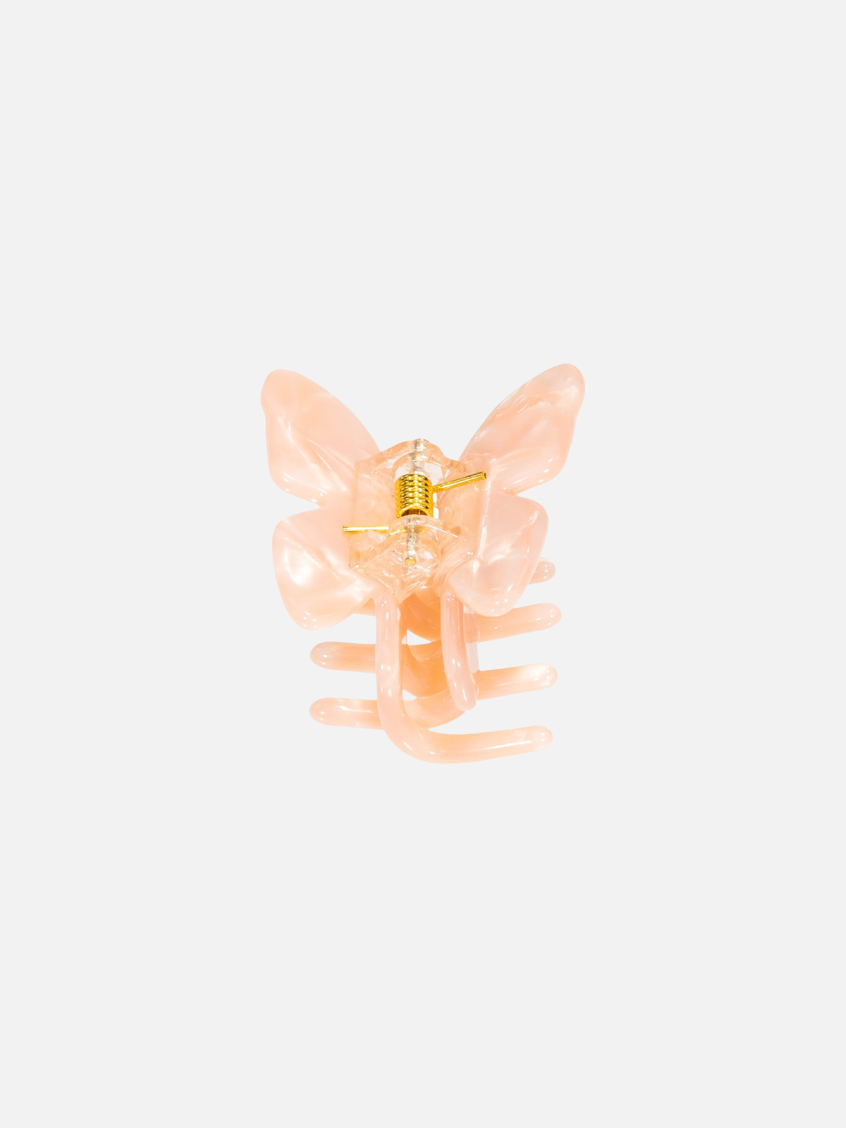 Small Butterfly Claw Haarklammer - Peach - SPANGE