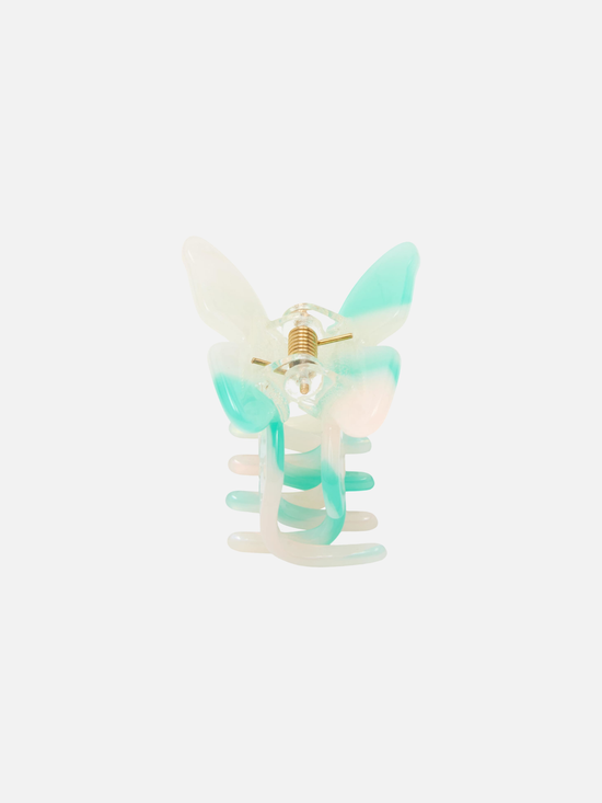 Small Butterfly Claw Haarklammer - Seafoam Green - SPANGE