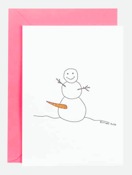 Sexy Snowman card