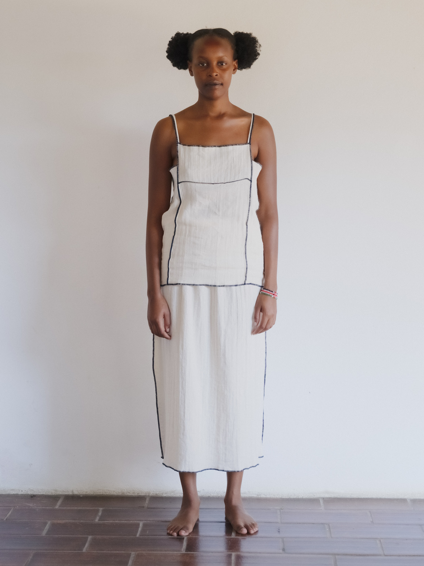 BASERANGE Folio Skirt Off-White