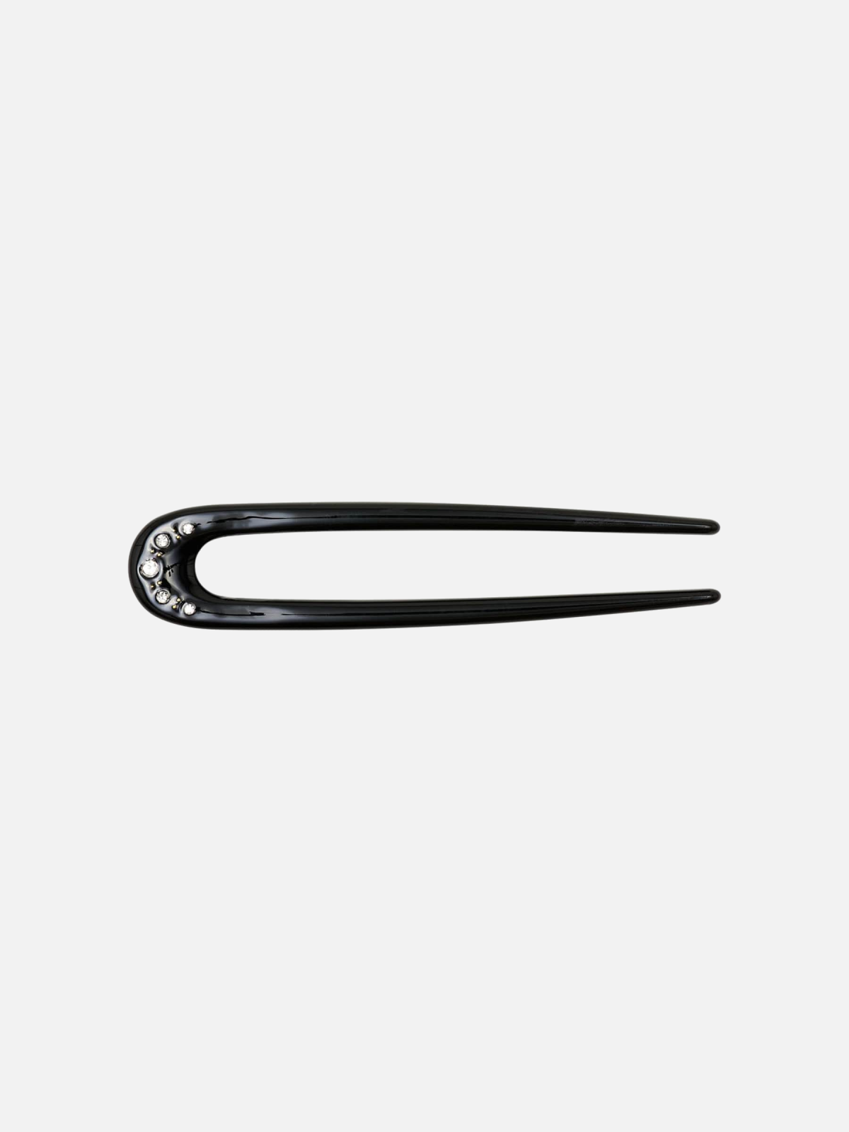 Sunny Crystal Hair Pin - Black - SPANGE