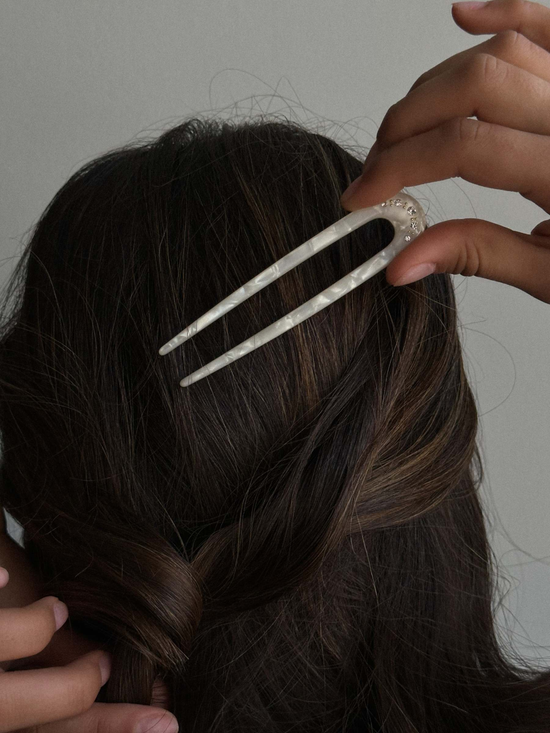 Sunny Crystal Hair Pin - SPANGE