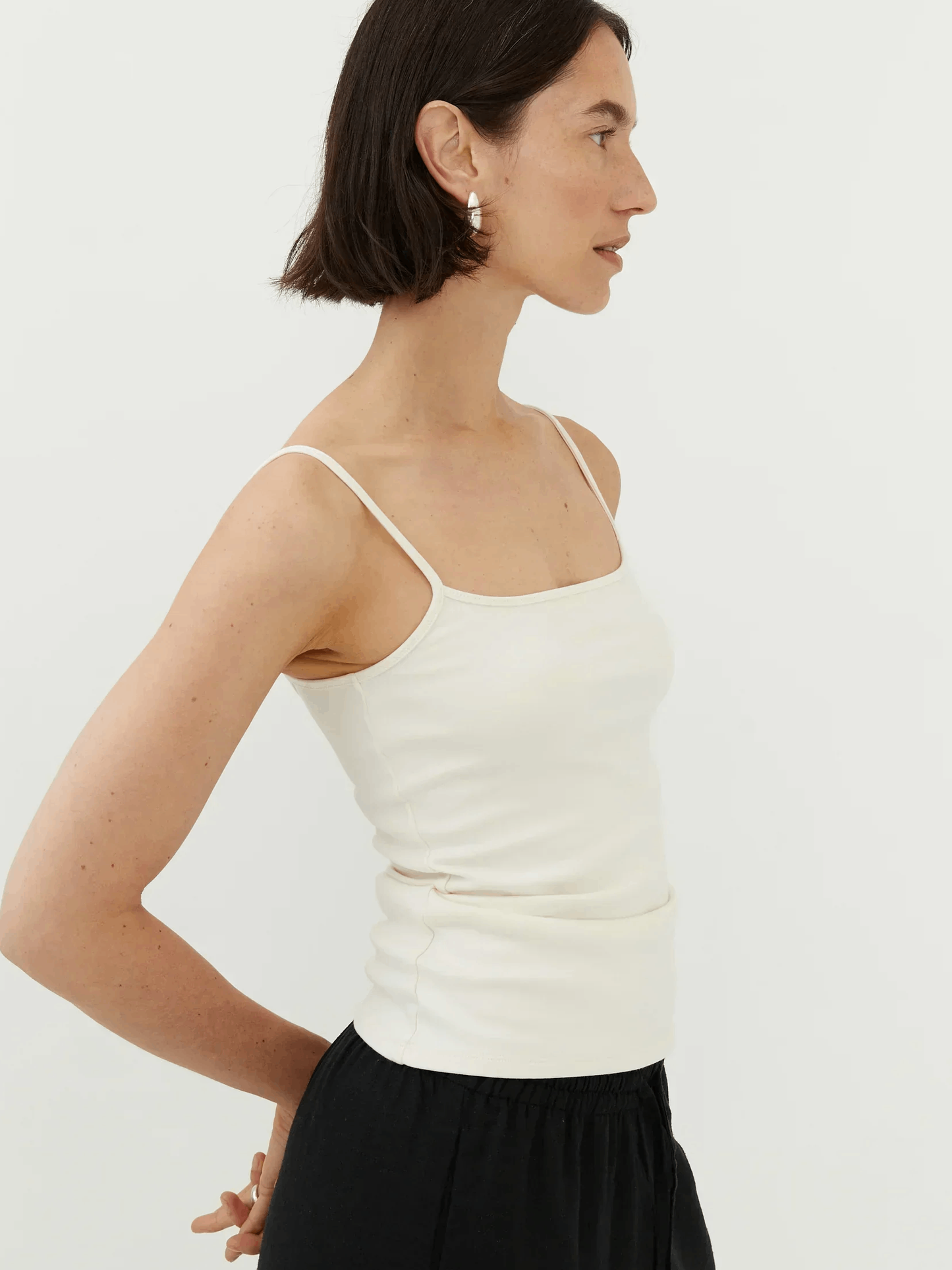 THE SLOW LABEL Everyday Tank - Ecru