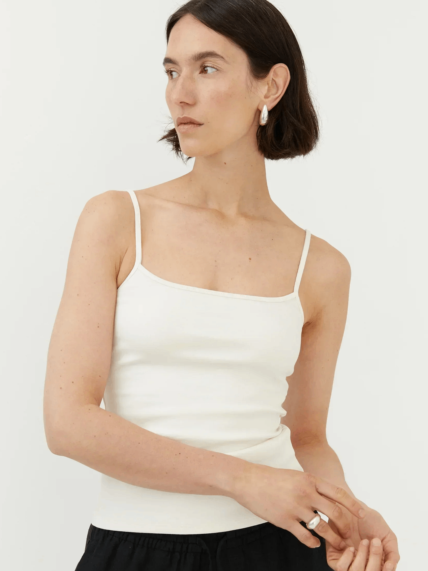 THE SLOW LABEL Everyday Tank - Ecru