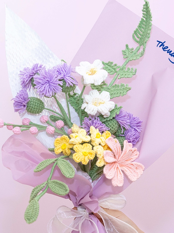 Handmade Crochet Flower - Thistle - Diverses