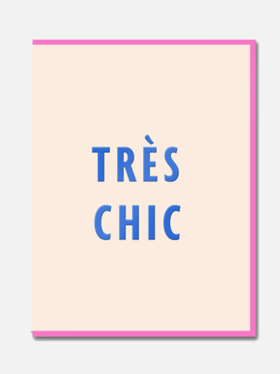 Trés Chic Karte