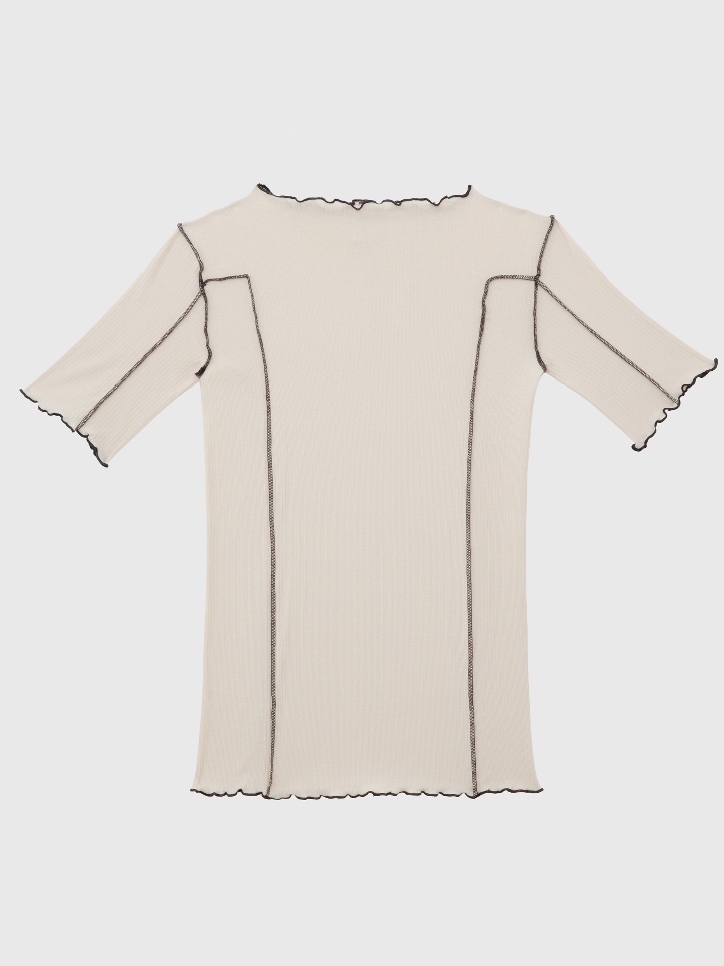 BASERANGE Omato 3/4 T-Shirt Dylan Beige