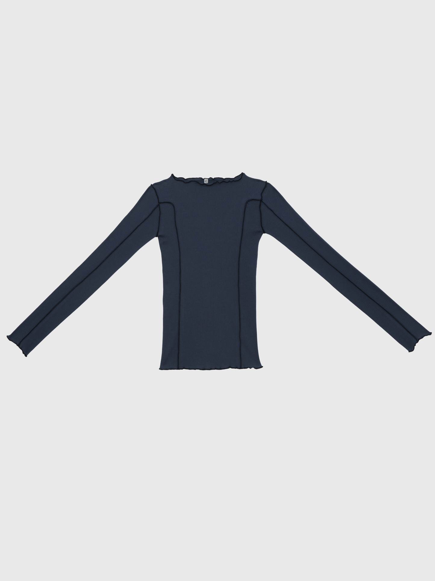 BASERANGE Omato Long Sleeve Tee Preston Blue