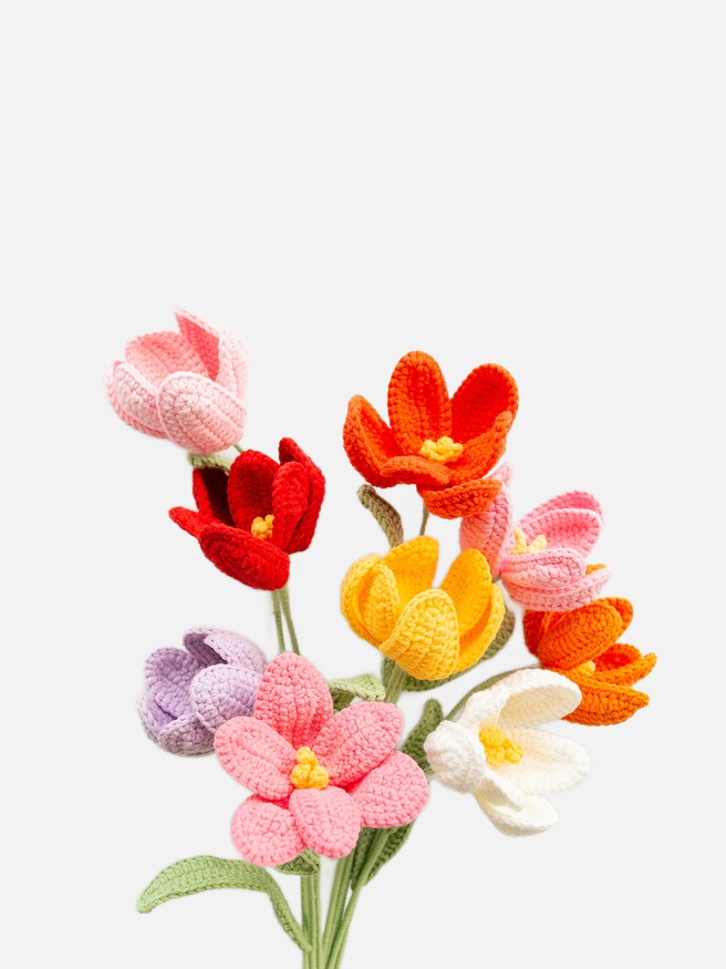 Handmade Crochet Flower - Tulip - Diverses