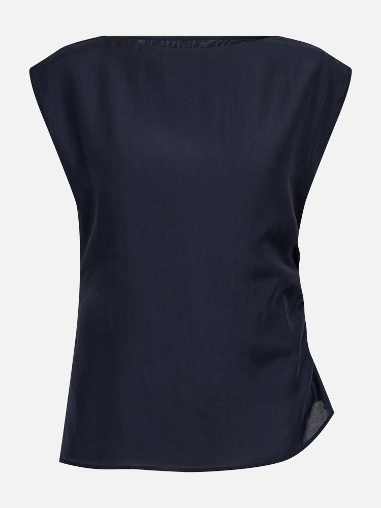 COPENHAGEN MUSE CMMolly Blouse Asymmetric - Total Eclipse