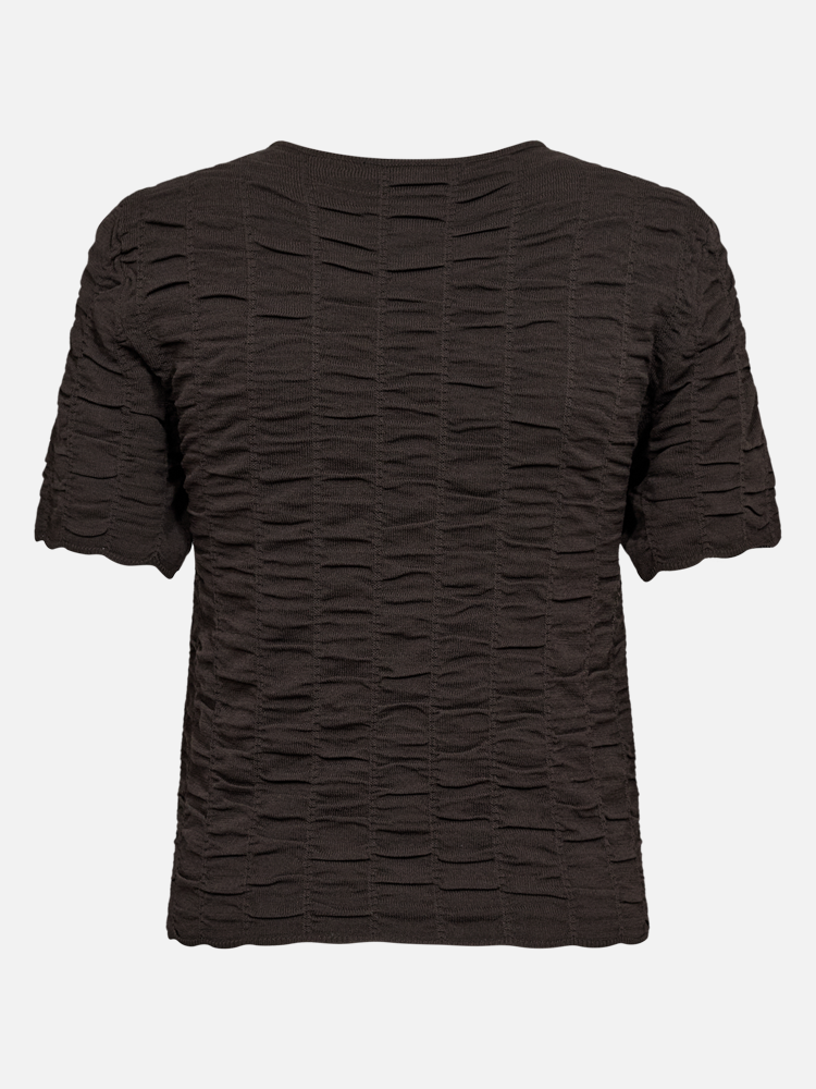 COPENHAGEN MUSE CMNatacha Short Sleeve Top - Mulch
