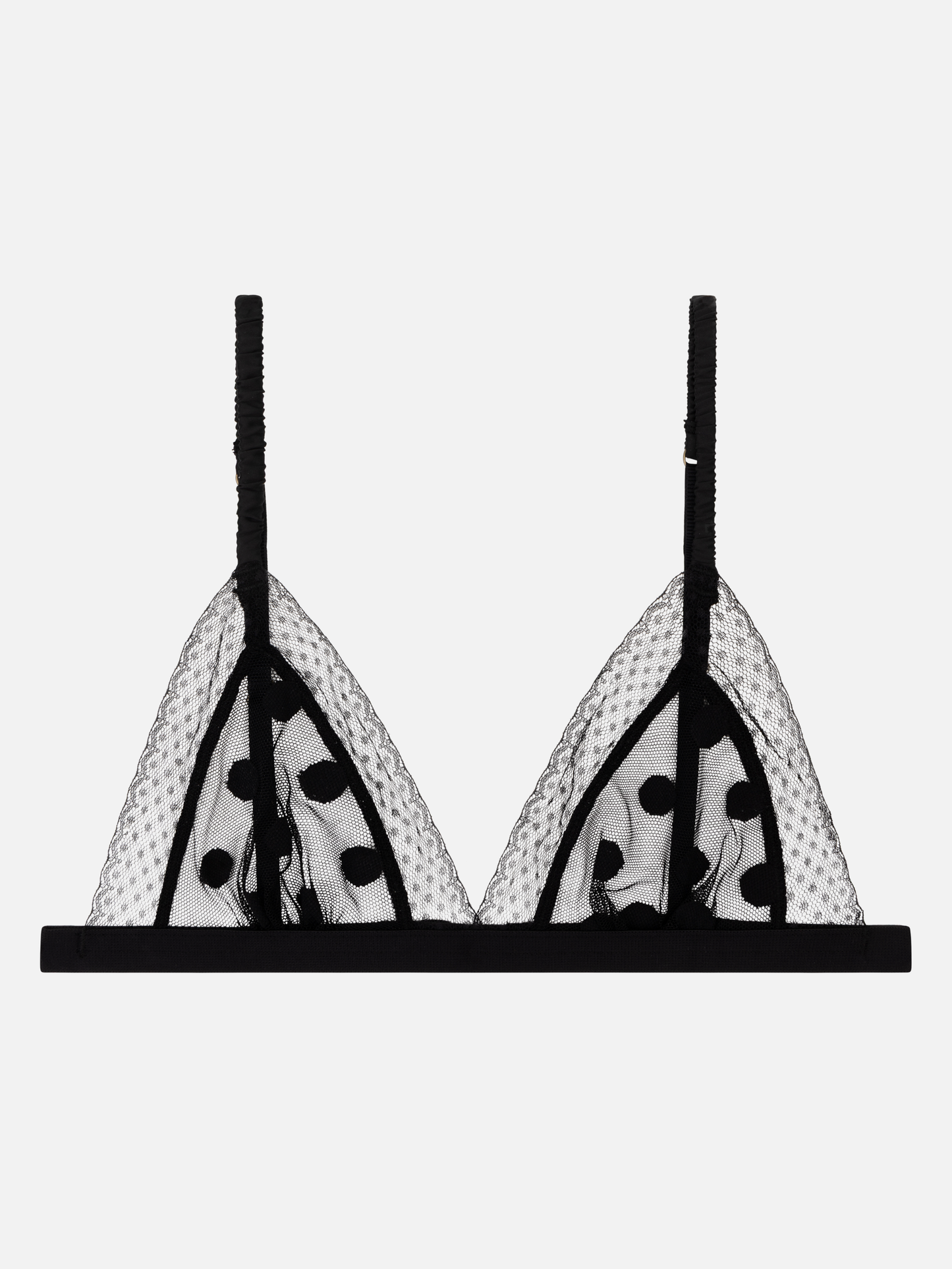 Love Stories Love Lace Bra - Black Dot
