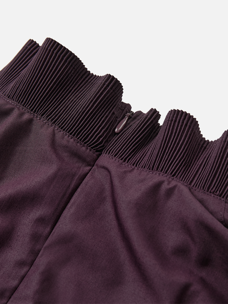 COPENHAGEN MUSE CMPleat Blouse - Plum Perfect