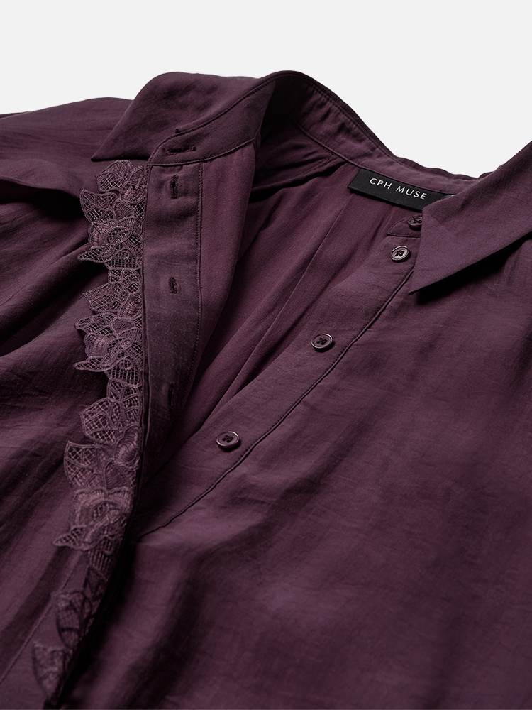 COPENHAGEN MUSE CMMolly Dress - Plum Perfect