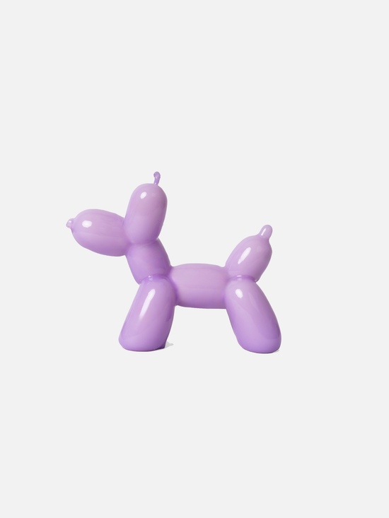 Balloon Dog Candle - Violet - Kerze