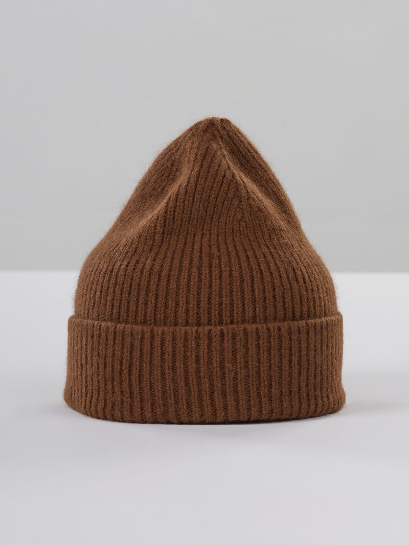 LE BONNET Beanie Walnut - Beanie