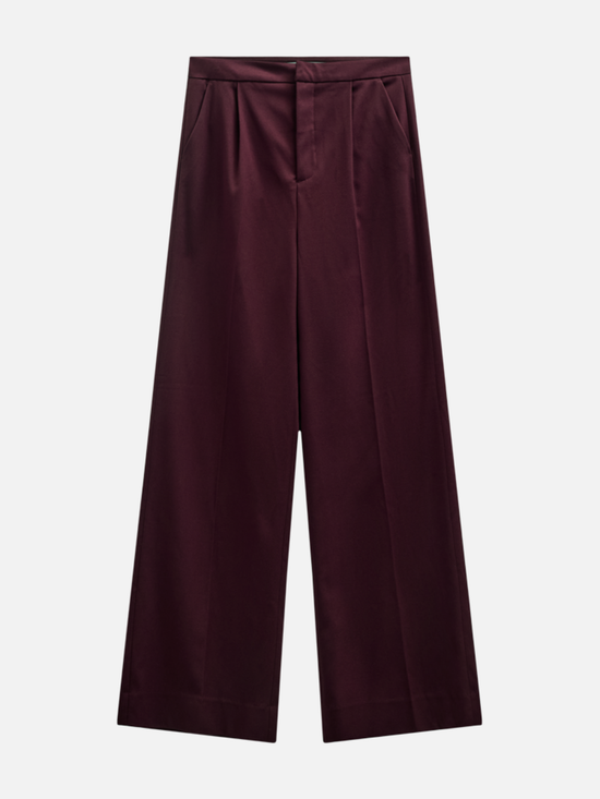 COPENHAGEN MUSE CMTailor Straight Pants - Windsor Wine / XS - Hose