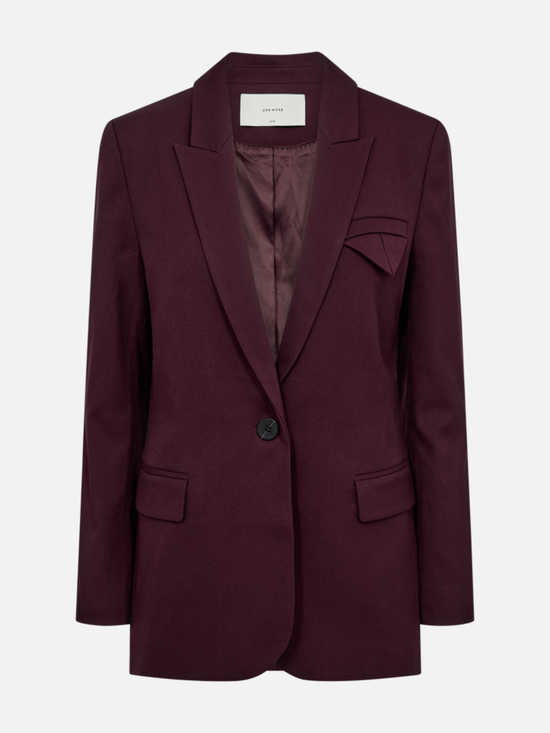 COPENHAGEN MUSE CMTailor Jacket - Windsor Wine / XS - Blazer