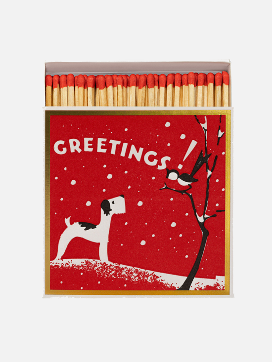 Winter Greetings Vintage Matches