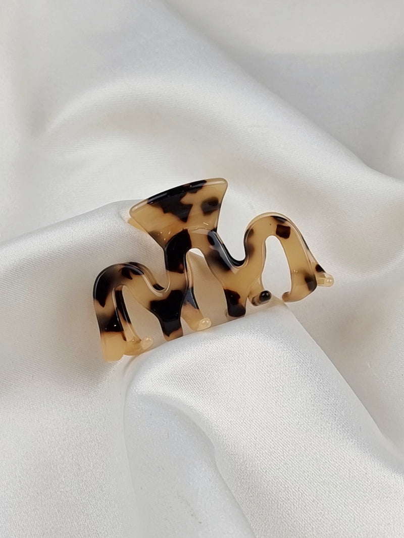 Midi French Haarklammer - Light Tortoise - SPANGE