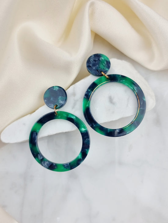 Load image into Gallery viewer, Statement Earrings Circles
