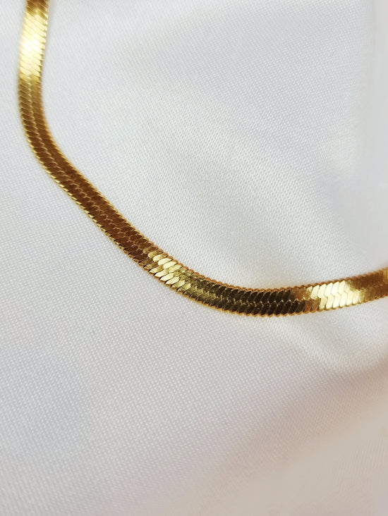 Herringbone Necklace 4mm