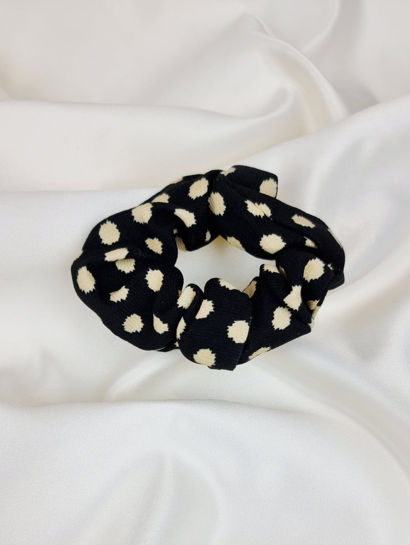 Dalmatian Scrunchie - Black - Scrunchie