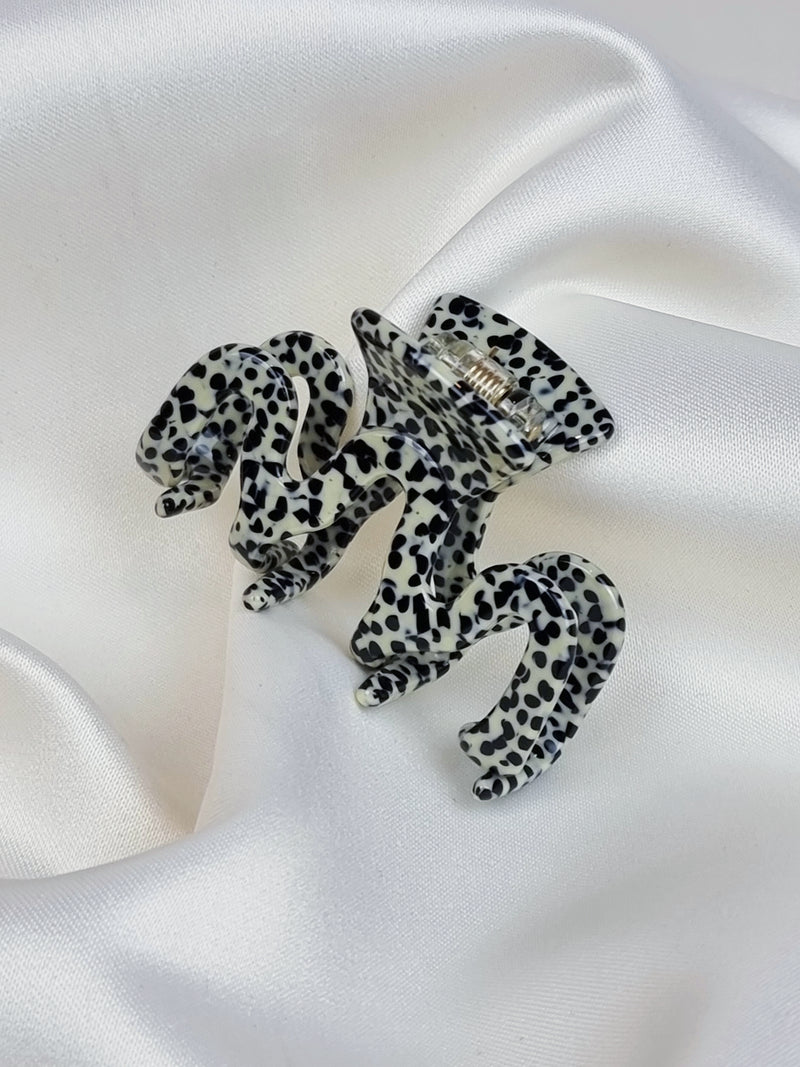 Midi French Haarklammer - Dotted - SPANGE