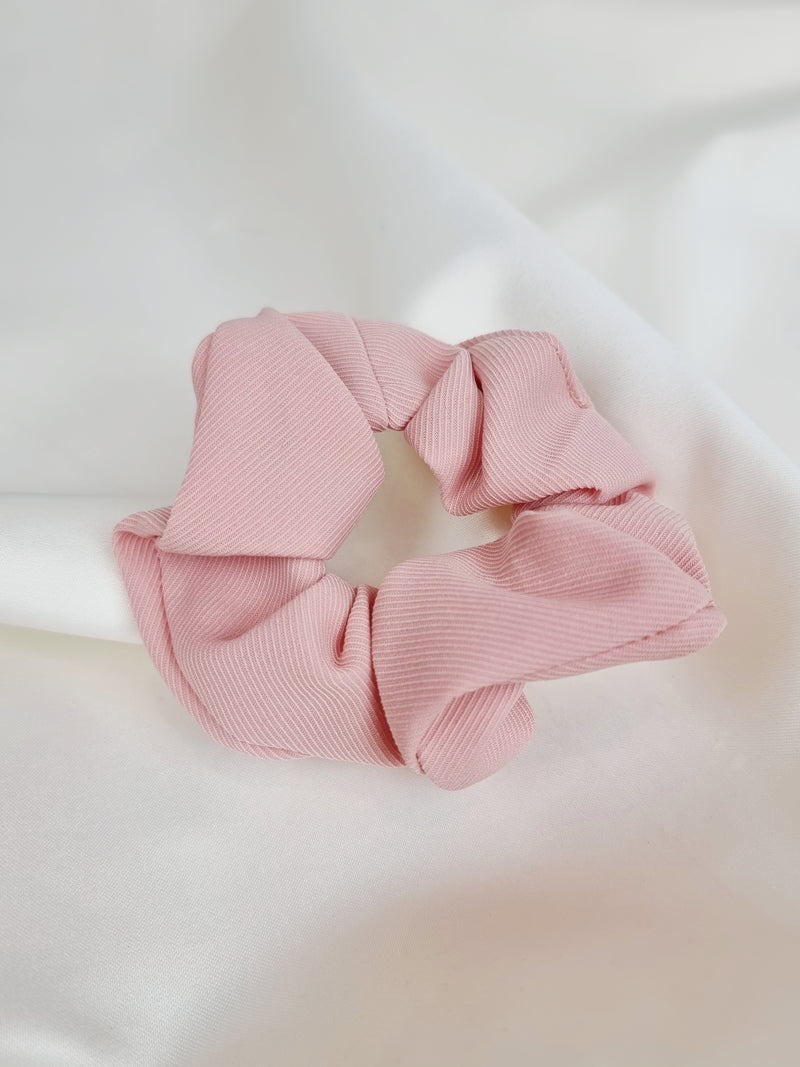 Ribbed Scrunchie - Pink - Scrunchie