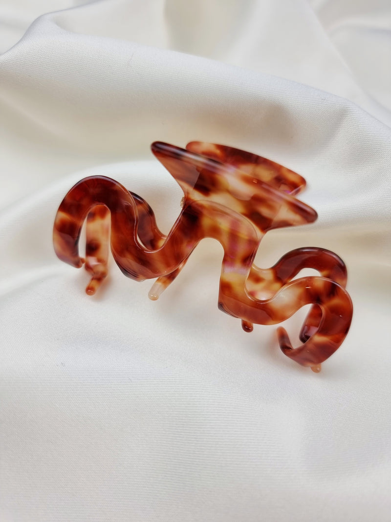 French Haarklammer - Amber - SPANGE