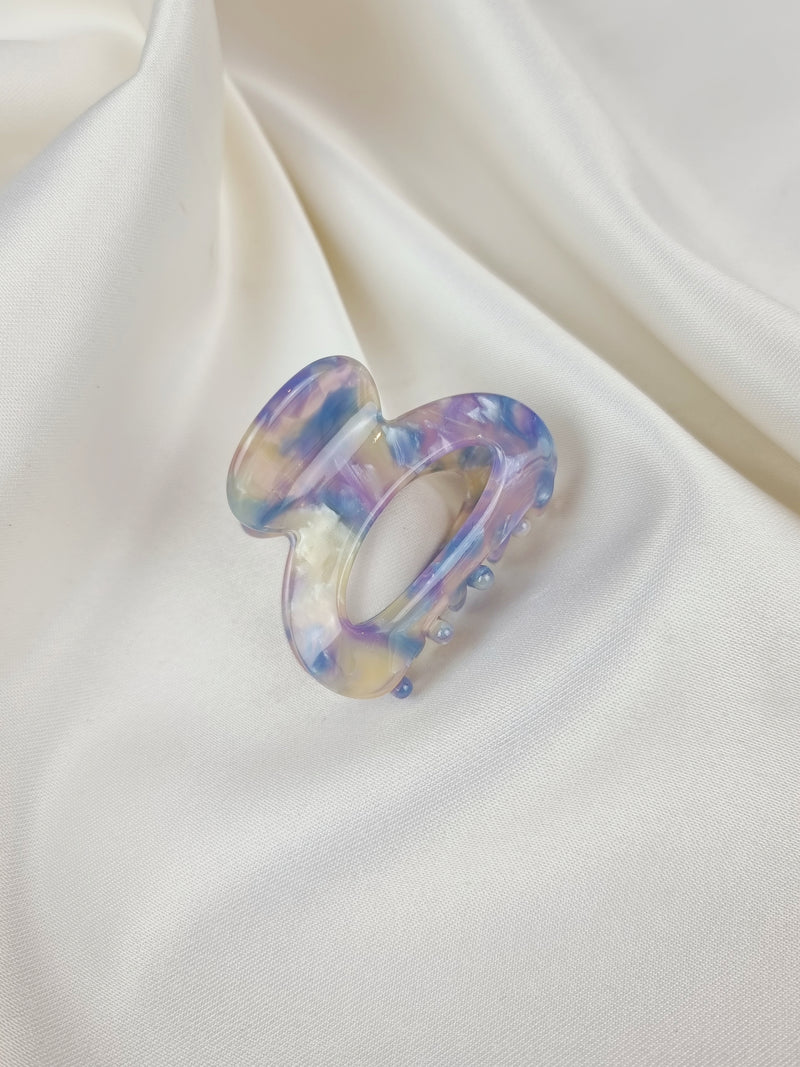 Mini Rounded Haarklammer - Orchid - SPANGE