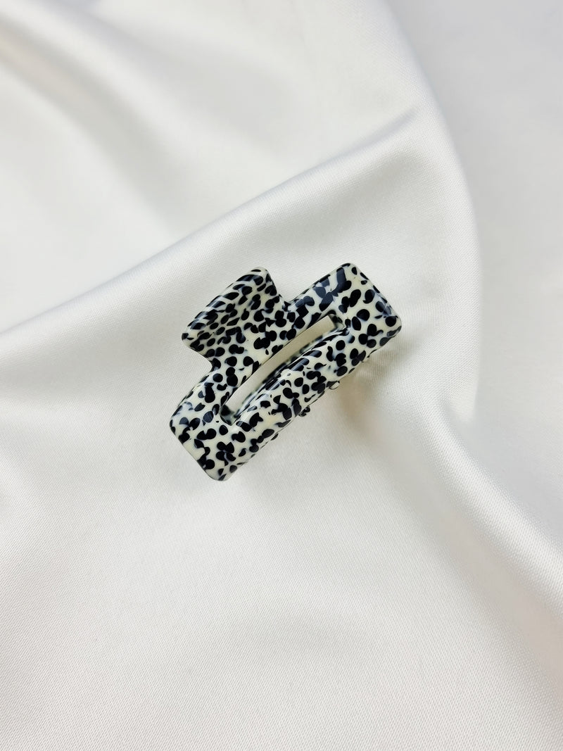 Mini Edged Haarklammer - Dotted - SPANGE