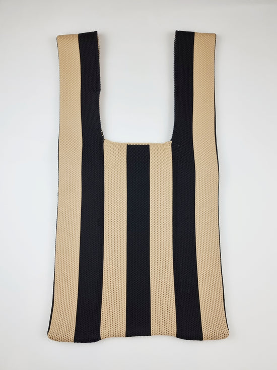 Striped Knit Bag