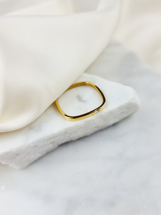 Dainty Square Ring