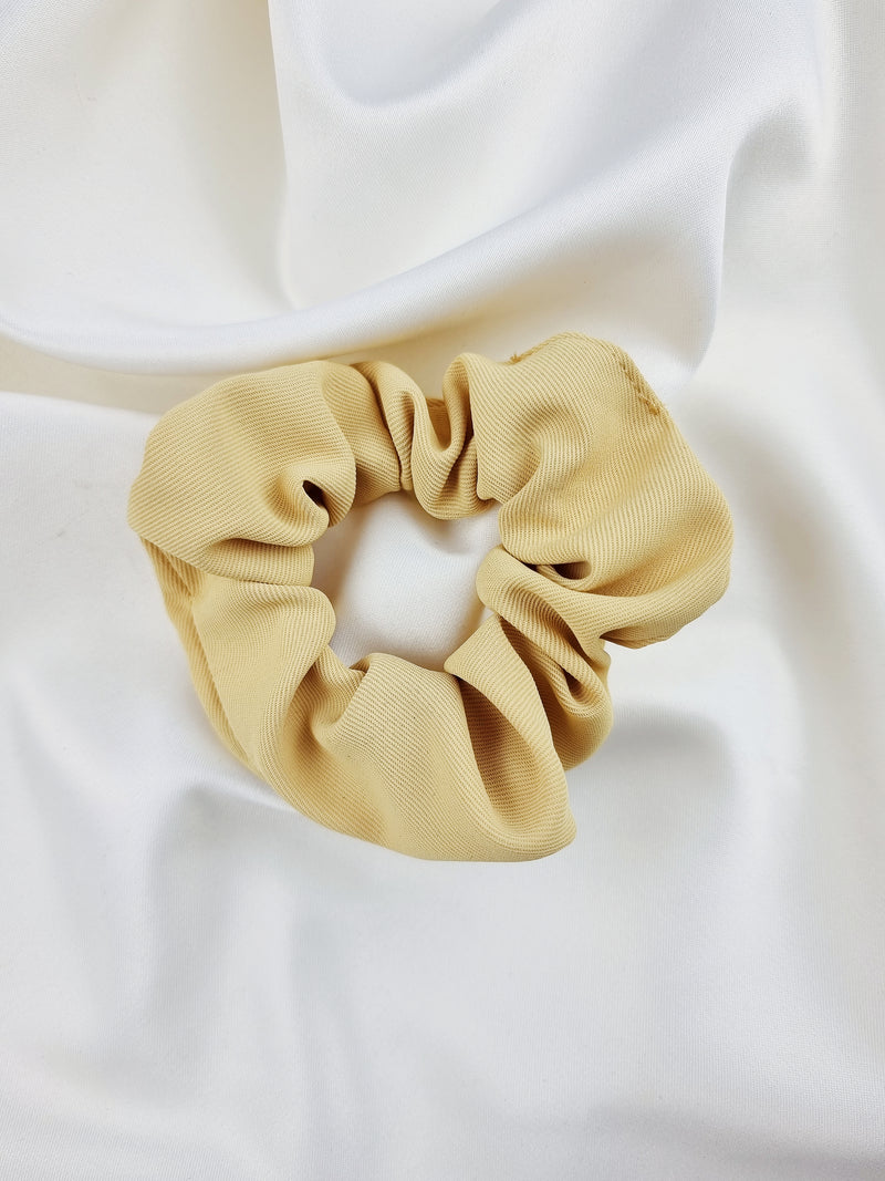 Ribbed Scrunchie - Yellow - Scrunchie