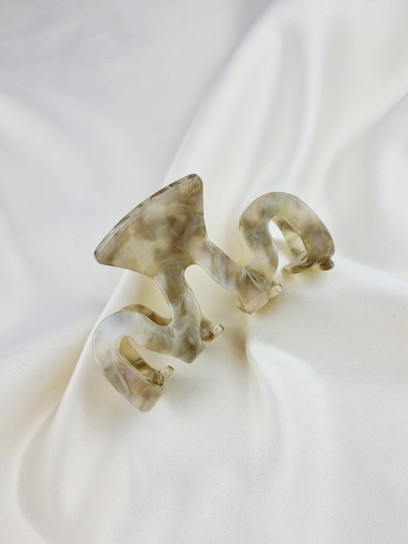 French Haarklammer - Grey - SPANGE